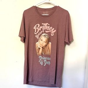 Britney Spears Princess of Pop pink tee - Large